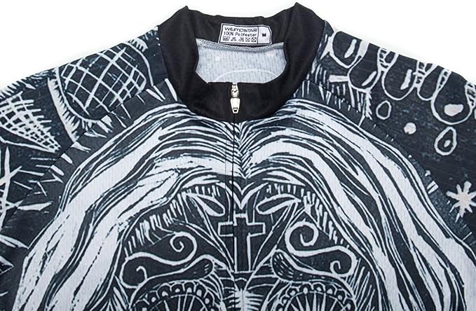 Cycling Jersey Men USA Summer Bike Short Sleeve 3-Pockets Breathable Quick-Dry Shirt S-3XL