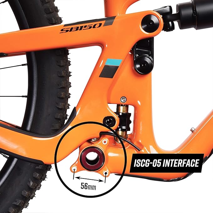 Funn Zippa AM Chain Guide, ISCG05 Interface, BSA Adapter Included, 32T-38T, Mountain Bike Chain Protector