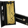 Thinvik Bike Chain 11 Speed, 1/2''× 11/128'', 110 Links - Road & Gravel and MTB Chain for Shimano and SRAM(Not for SRAM AXS) - Elite Gold Half Hollow - Quick Link Included