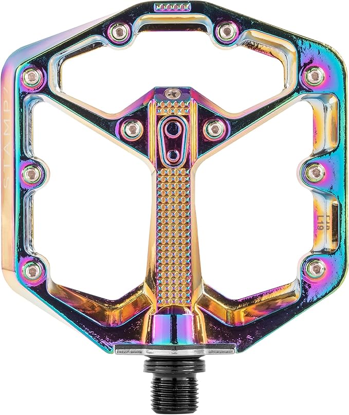 Crankbrothers Stamp Flat MTB Pedals - Size-Specific, Lightweight, Versatile, Durable Bike Pedals