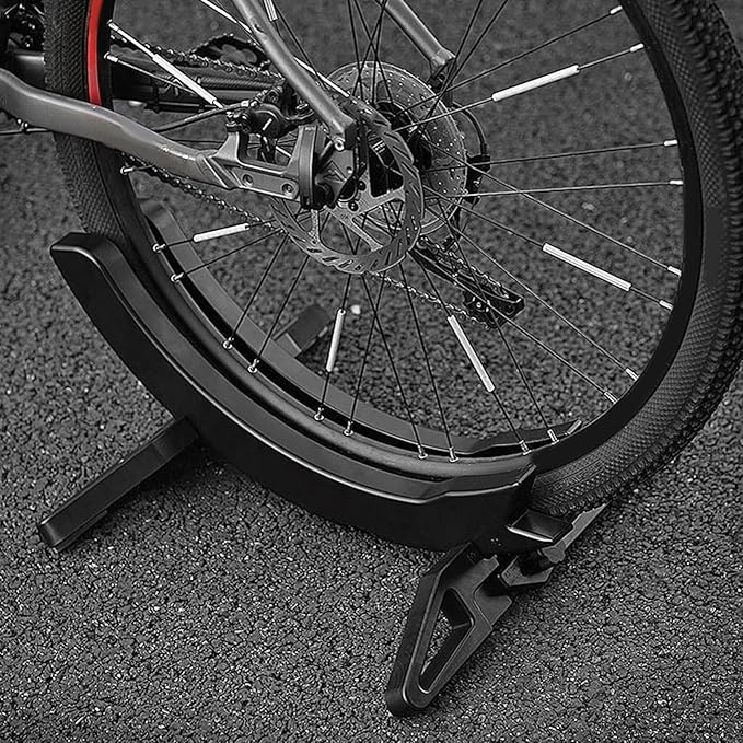 Bicycles Floor Stand Rack Bicycles Floor Stand Bikes Parking Rack Stand Bikes Storage Stand for Front Rear Wheel Parking
