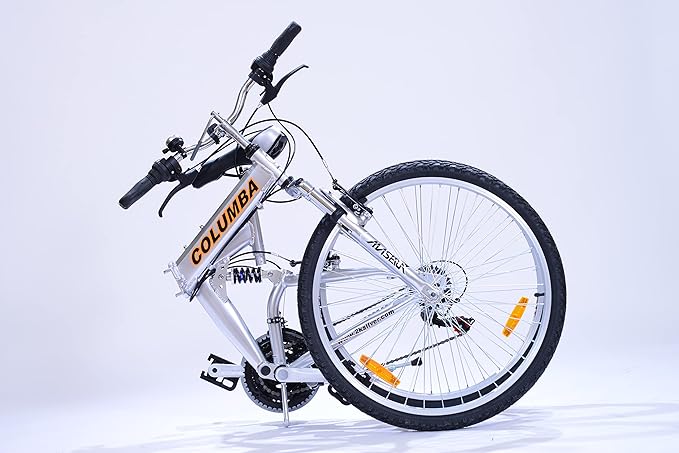 Columba 26 Inch Alloy Folding Bike w.18 Speed & Double Suspension