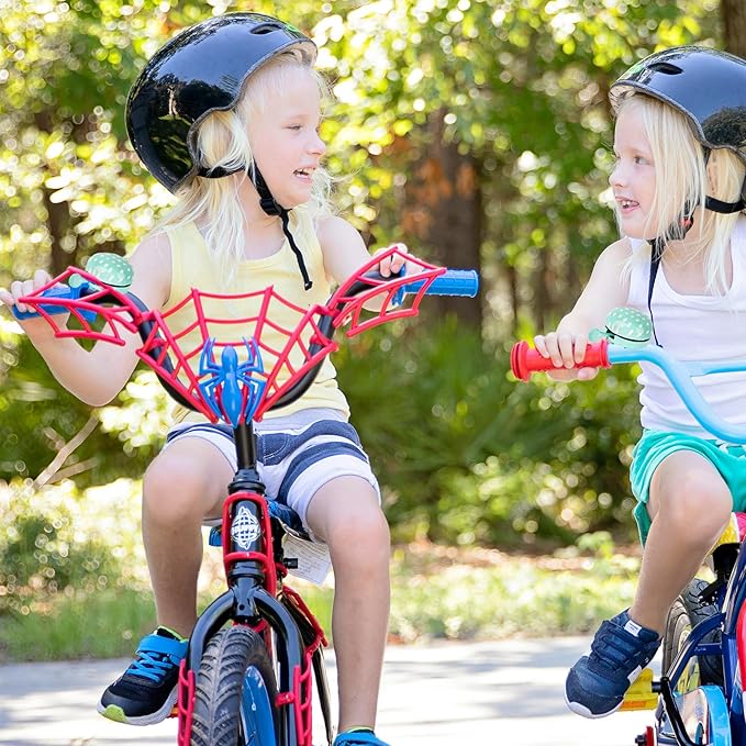 Kids Bike Bell Colorful– Cute Polka Dot Bicycle Bell for Girls, Toddler Scooter Bell with Loud Ring Sound, Vintage Bell for Kids Bike Handlebar