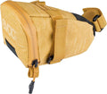 EVOC SEAT BAG TOUR saddle bag, Bicycle frame bag for more storage space on the seat post (size: M, 0.7 L storage space, abrasion-resistant, water-repellent, Hypalon reinforcement), Carbon Grey