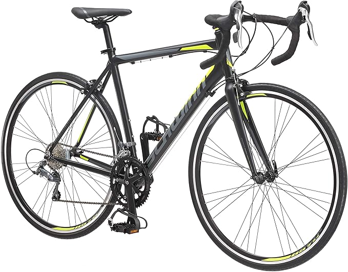 Schwinn Phocus 1.6 Disc Road Bike, 700c Bike for Men and Women, 16-Speed Road Bicycle, Lightweight Aluminum Frame, Alloy Carbon Fork, Disc Brakes, Aerodynamic Riding Position, Bikes for Adults