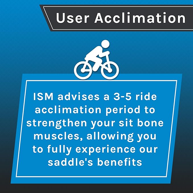 ISM Comfort Series Noseless Bike Saddle for Upright Riders - Anatomic Relief Bicycle Saddle for Hybrid, Police, Commuter Bikes, and Beach Cruisers - Wide and Thick Comfortable Bike Seat for Men/Women