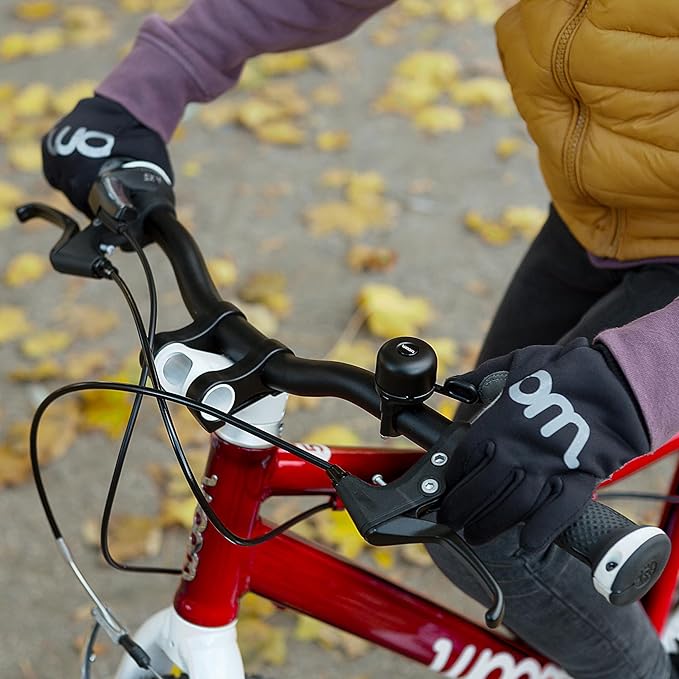 woom Bing Bell, Children’s Classic Bicycle Bell Accessory, Aluminum Bike Bell for Kids with Loud Clear Safety Sound (Fits 19 mm-22.2 Handlebars)