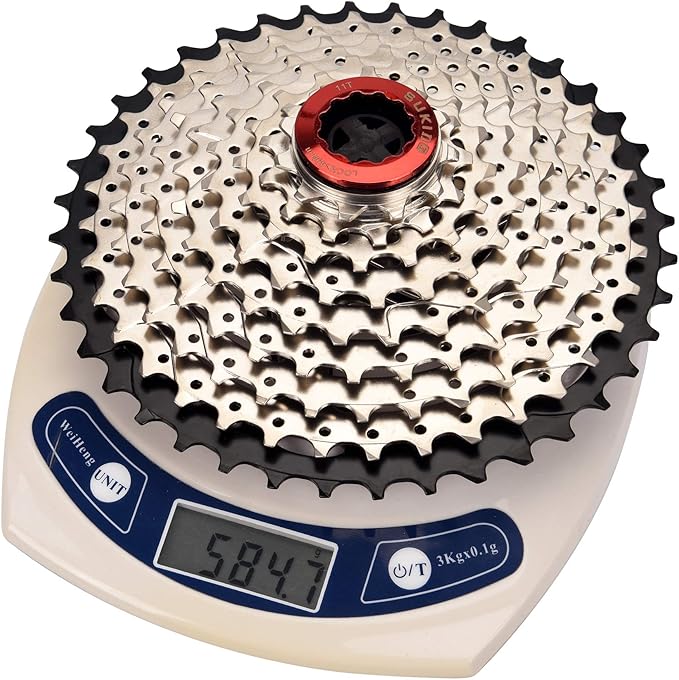 CYSKY 8/9/10/11/12-Speed Cassette 11-25T/28T/32T/34T/36T/40T/42T/46T/50T/52T Bike Sprocket Freewheel Compatible with Shimano, Sram HG Hub, Fit for Mountain Bike, Road Bike, MTB Cassette