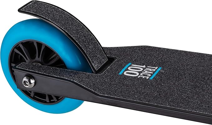 Mongoose Trace Kick Scooter for Youth Adult Boys and Girls, Quick-Release, Lightweight & Easy Folding Scooter, Bike Style Grips, Supports 176 lb Up to 220 lbs