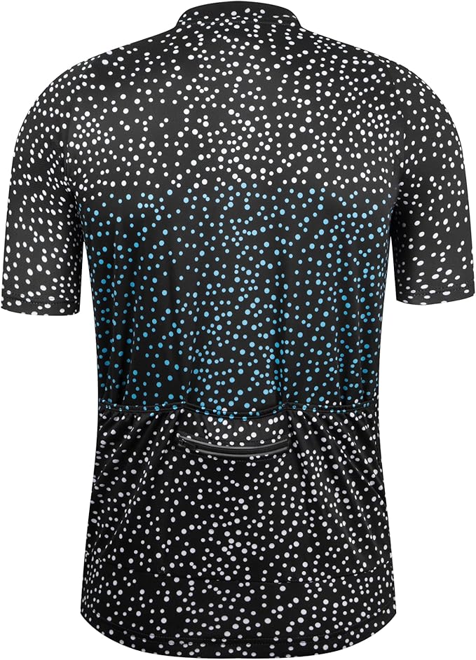 Coconut Ropamo CR Mens Cycling Jersey Short Sleeve Road Bike Shirt with 3+1 Zipper Pockets Breathable Quick Dry