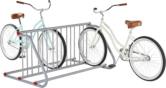 Retrospec Commercial Grid Bike Rack - Single & Double Sided - Bicycle Storage Stand for Garages, Stores, Schools & Universities Power Coated Steel | for Garages, for Stores, for Schools, for Universities