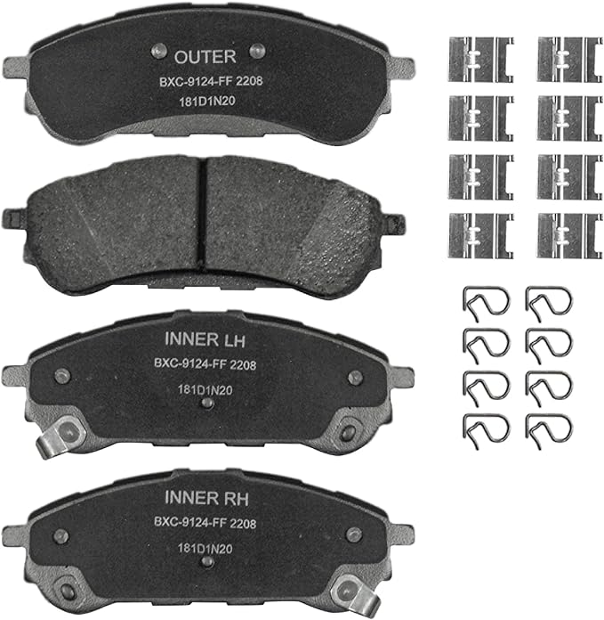 Bendix Premium SBC2208 Ceramic Rear Brake Pads for Ford Ranger 2023-2019