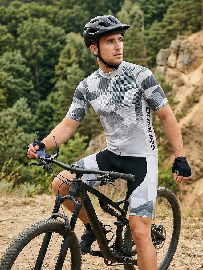 Cycling Jersey Set Short Sleeve Suits Men Bike Clothing Road Bicycle Shorts Padded Outfits