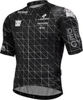 LAMEDA Men's Cycling Jersey Breathable Lightweight Bike Jersey for Men Cycling Short Sleeve Elastic Road Bike Shirt