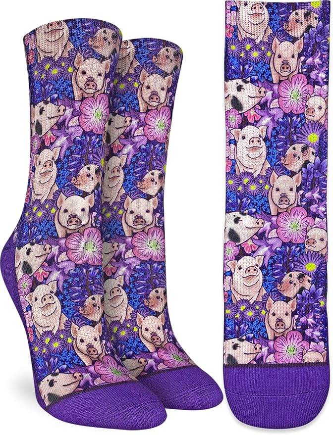 Good Luck Sock Novelty Crew Socks for Adults - For Men, Women and Teens