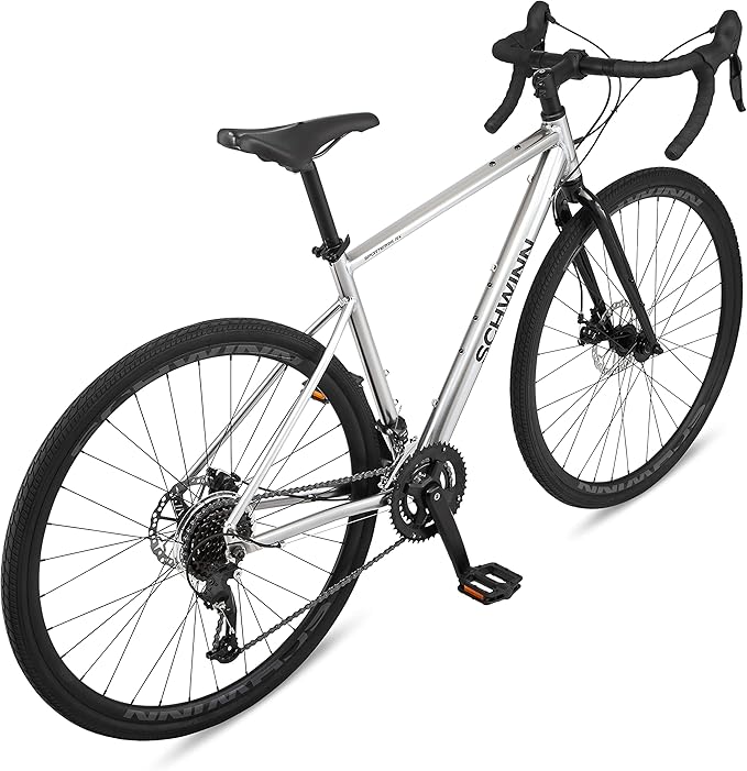 Schwinn Sporterra RX Gravel Bike, 700c Mens and Womens Bike, 14-Speed Drop Bar Gravel Bicycle, Mechanical Disc Brakes, Rigid Fork, Aerodynamic Riding Position, Quick Release Seat Post, Adult Bicycle | Drop Bar, Gravel Bicycle, Rigid Fork