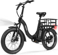 ESKUTE Electric Bike for Adults – 1200W Peak Motor, Folding 20x3 Fat Tire E‑Bike, 48V 10.4Ah Battery, Step‑Through Cargo Fold Ebike, NFC Unlock, 28 MPH, 7‑Speed, Up to 55 Miles