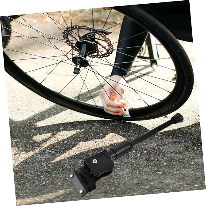 Mipcase Mountain Bike Kickstand Adjustable Single-Side Support Sturdy Metal Bicycle Kickstand for Boys and Girls and Adult Bikes 1 Piece