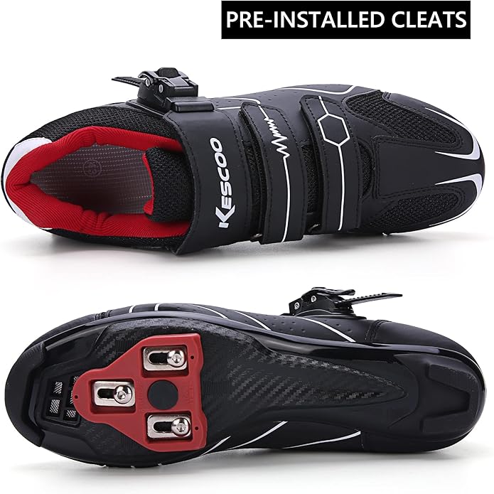 Unisex Cycling Shoes Compatible with pelaton Indoor Road Bike Riding Shoes for Men and Women Delta Cleats Clip Outdoor Pedal