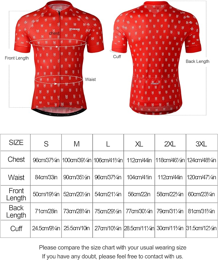 INBIKE Mens Cycling Jersey 3 Rear Pockets Moisture Wicking Short Sleeve Quick Dry Reflective Biking Shirts