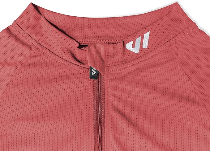 Lo.gas Cycling Jersey Men Short Sleeve, Road Bike Jerseys Full Zipper with Pockets, Bicycle Clothing Breathable Quick Dry