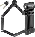 Kryptonite Keeper Folding Bike Lock, 2.75FT/3.25 FT Long Compact Lightweight High Security Anti-Theft Foldable Bicycle Lock with 2 Keys and Mount for E-Bikes Scooter Road Mountain Bike