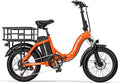 1000W Folding Electric Bike, 48V 20AH Large Removable Battery E Bike, 30+MPH, 80 Miles Max Range, 20" Fat Tire Electric Bike for Adults, Adult Electric Bicycles for Long