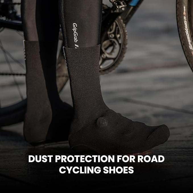 GripGrab Primavera Road Bike Spring Autumn Cycling Cover Socks Aero Oversocks Knitted Overshoes Knit Shoe Covers Fall