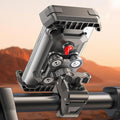 2026 Upgrade Motorcycle Phone Mount [Anti-Shake & Vibration Dampened], Super Stable Bike Phone Holder for iPhone 17/16/15/14 & 4.7-6.8" Phones, Phone Holder for Bike/Bicycle/Motorbike/Scooter
