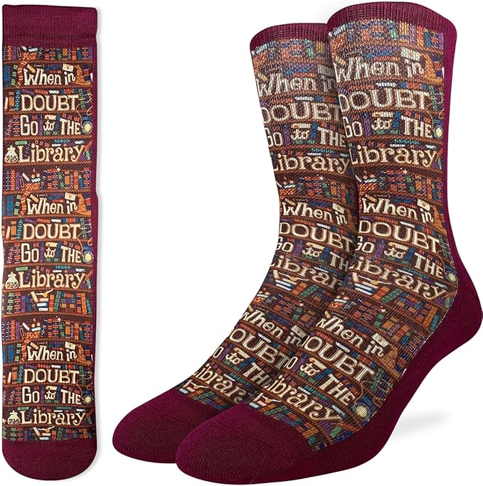 Good Luck Sock Novelty Crew Socks for Adults - For Men, Women and Teens