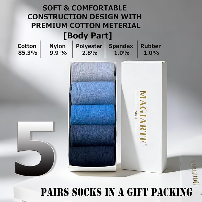 MAGIARTE Womens Mini Crew Ankle Socks Athletic Casual Cotton Socks for Women