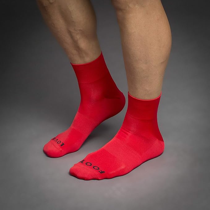 GripGrab Lightweight SL Performance Summer Cycling Socks Eyecatching 2 Lengths Road Mountain Gravel Bike Indoor Biking
