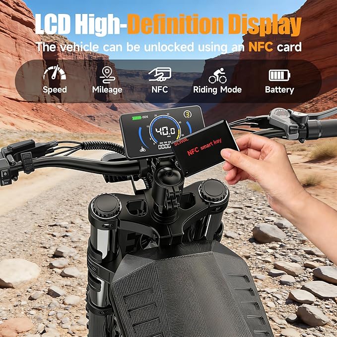 Fat Tire Electric Bike for Adults, UL2849 Certified 90% Pre-Assembled Folding E-Bike with Removable Battery & Cargo Rack