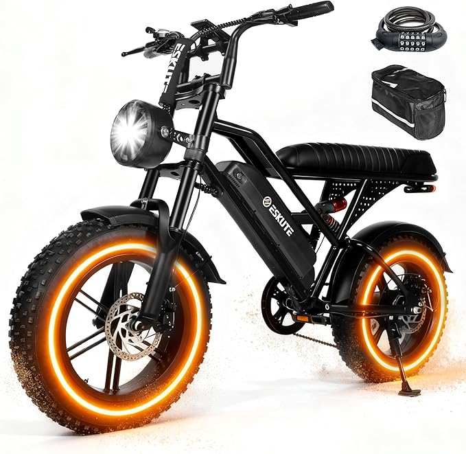 V100/V200 1500W Peak Electric Bike for Adults, 28MPH 48V13&20.8 Ah Removable Battery, 16/20"x4.0" Fat Tire, 7-Speed E-Bike with Dual Suspension – Commuter Ebike for Men & Women