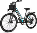 Vivi Electric Bike for Adults 1000W Peak Commuter Ebike, 26" Electric City Cruiser Bicycle 22MPH Ebikes for Adults with 48V Removable Battery, Up to 50 Miles, 7 Speed, SGS Certified to UL2849 | 750W Peak Motor, 22MPH, Up to 50 Miles, LCD-Display, Cruis...