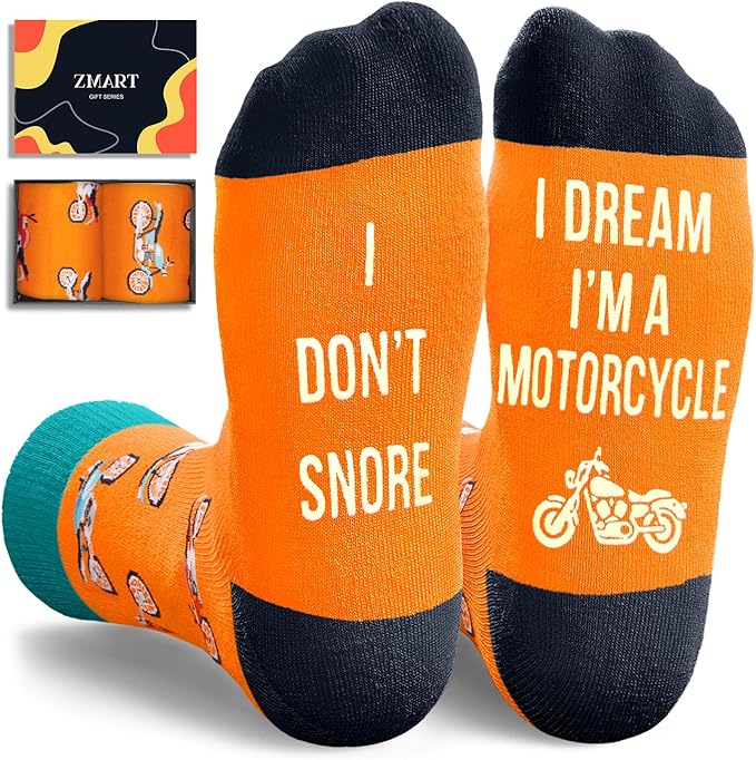Zmart Transportation Gifts for Adult - Train Race Car Truck Bicycle Motorcycle Socks for Men
