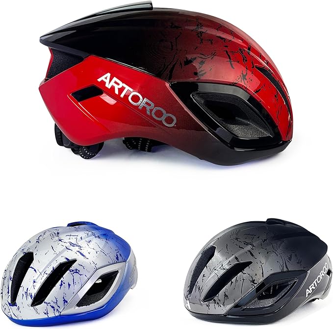 Adult Road Bike Helmet for Men Women, Lightweight Mountain Road Bicycle Cycling Helmet Adjustable for Mens