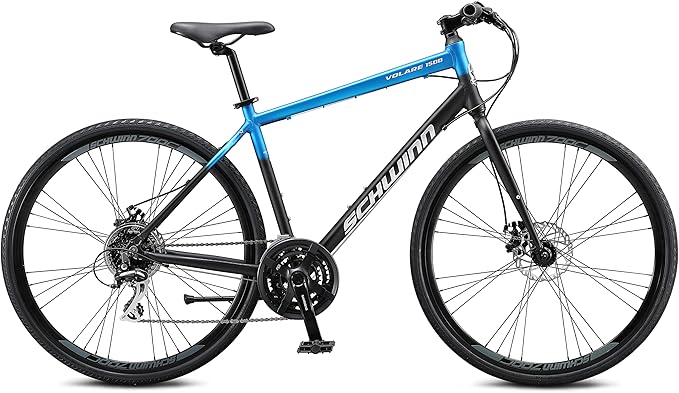 Schwinn Volare 1300 Road Bike, 700c Mens and Womens Bike, 14-Speed Drop Bar Road Bicycle, Aluminum Frame, Sport Tires, Fitness Seat, Alloy Caliper Brakes, Adult Bicycle