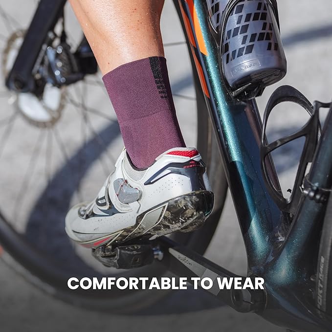 GripGrab Lightweight SL Performance Summer Cycling Socks Eyecatching 2 Lengths Road Mountain Gravel Bike Indoor Biking