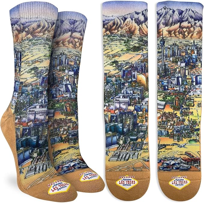Good Luck Sock Novelty Crew Socks for Adults - For Men, Women and Teens