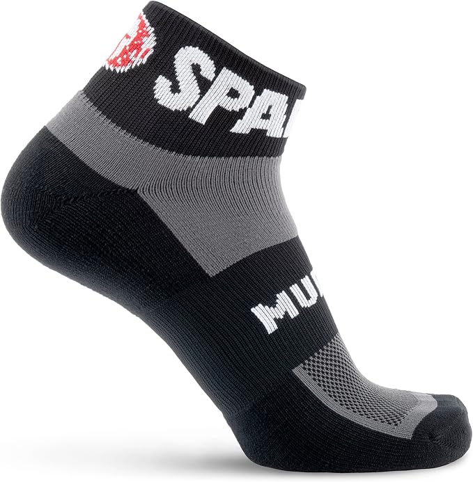 Crew Length Trail Running Socks, Quick-Drying Mid-Calf Socks with Arch Support, Sweat-Resistant, Breathable Athletic Socks