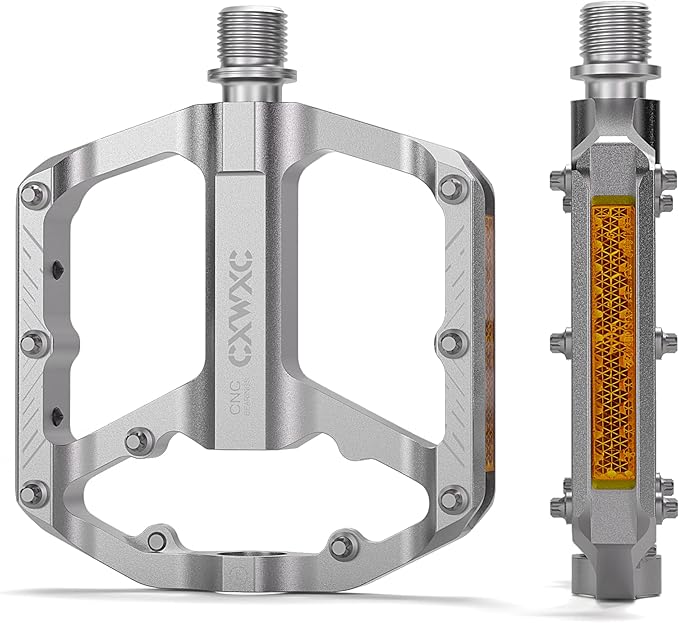 Bike Pedals - 9/16" Bicycle Pedals Platform - 3 Sealed Bearing Bike Pedals, Lightweight Plat Pedals for Road Mountain BMX City Bike