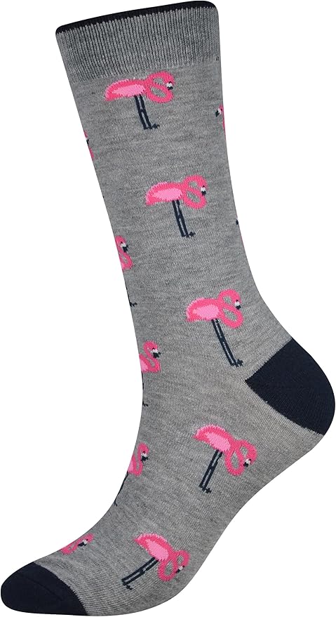 Cansok Men's 2/4 Packs Fun Crazy Novelty Dress Crew Socks