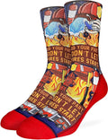 Good Luck Sock Novelty Crew Socks for Adults - For Men, Women and Teens