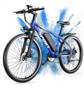 Electric Bike for Adults, 1500W Peak Mountain Ebike with 25 MPH, 65 Miles Range, 7 Speeds, 48V 10Ah Removable Battery 26" Ebike for Commute