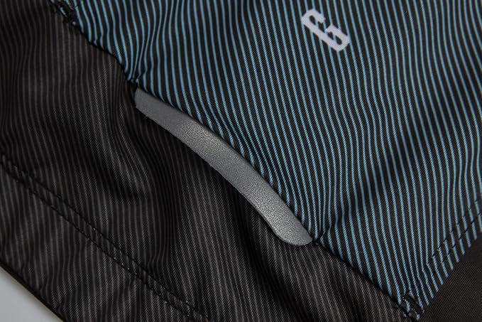GCRFL Men's Cycling Jersey Long Sleeves Road Bike Jersey Shirt Cycling Tops, Zipper Pocket Lightweight PRO Race Fit UPF 50+