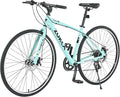 ZUKKA 700C Road Bike for Adult 7 Speed Road Bike Hybrid Road Bicycle Aluminum Frame/Dual-Disc Brakes/Multiple Colors