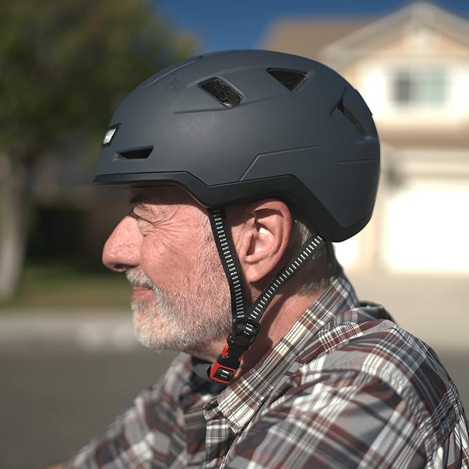 XNITO Bike Helmet with LED Lights - Urban Bicycle Helmet for Adults, Men & Women - CPSC & NTA-8776 Dual Certified - Class 3 E-Bikes, Scooters, Onewheel, Commuter, Mountain