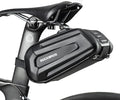 ROCKBROS Bicycle Saddle Bag Under Seat - 3D Hard Shell Bike Seat Bag With Silver Reflective Strip for Mountain Road Bikes, Quick Release 1.7L