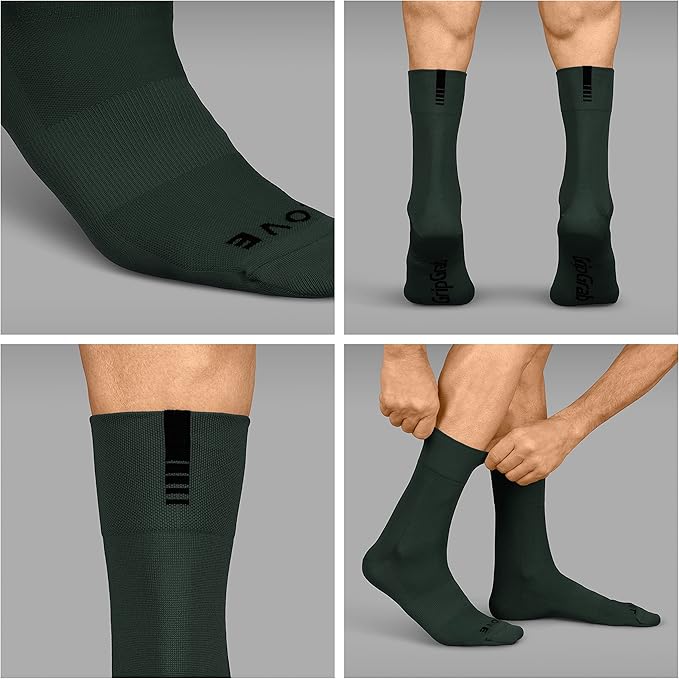 GripGrab Lightweight SL Performance Summer Cycling Socks Eyecatching 2 Lengths Road Mountain Gravel Bike Indoor Biking